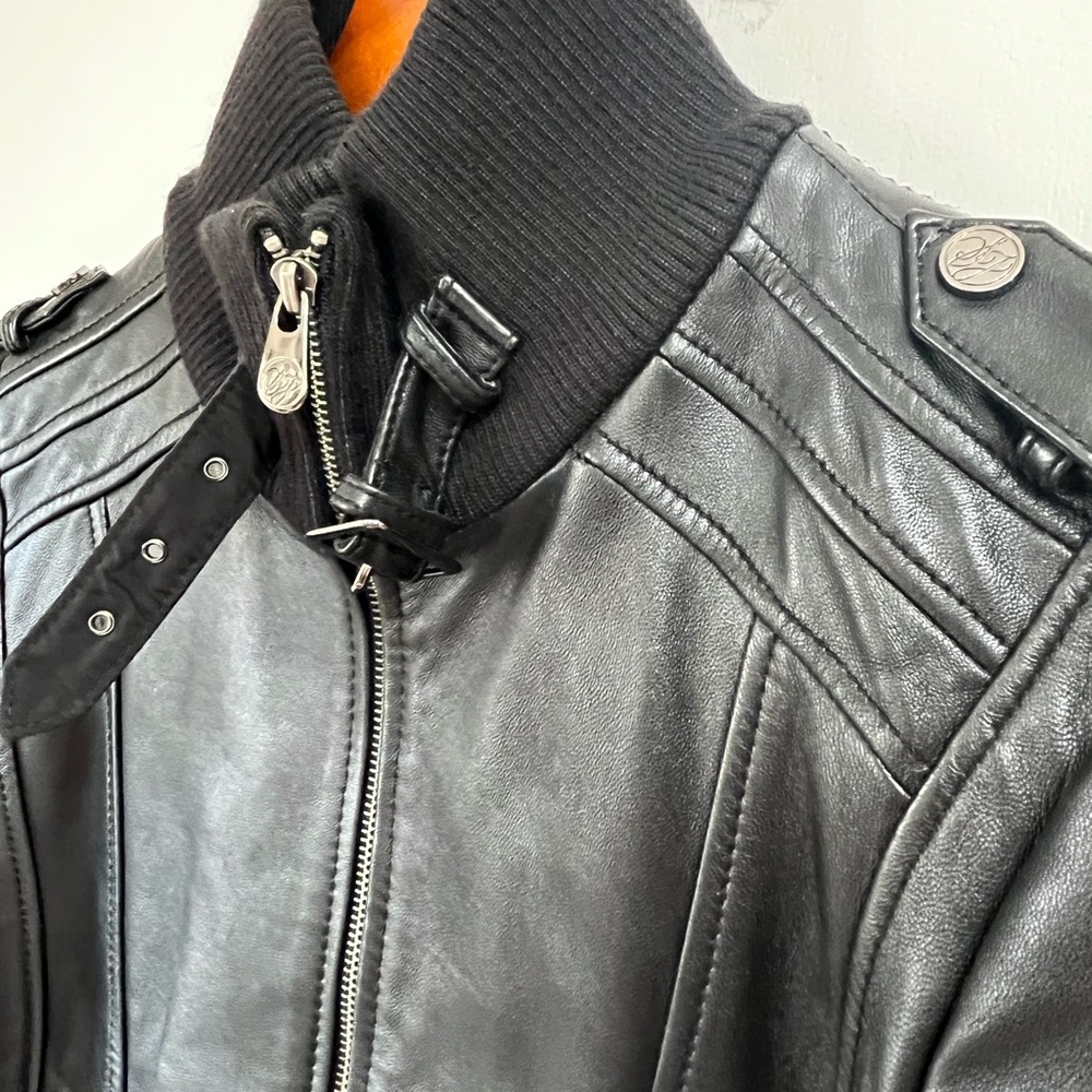 Leather Moto Jacket ~ Mc Soft Leather Jacket - image 3
